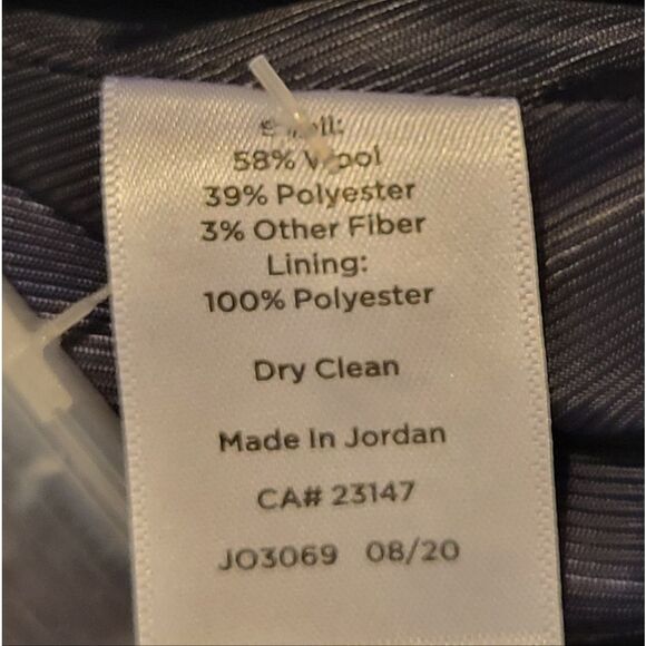 Talbots Classic Brushed Wool Plaid Double-Breasted  Blazer Size 12 P - Picture 7 of 7